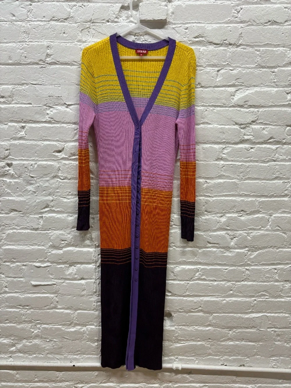STAUD Shoko Sweater Midi Dress XL - Picture 2 of 4